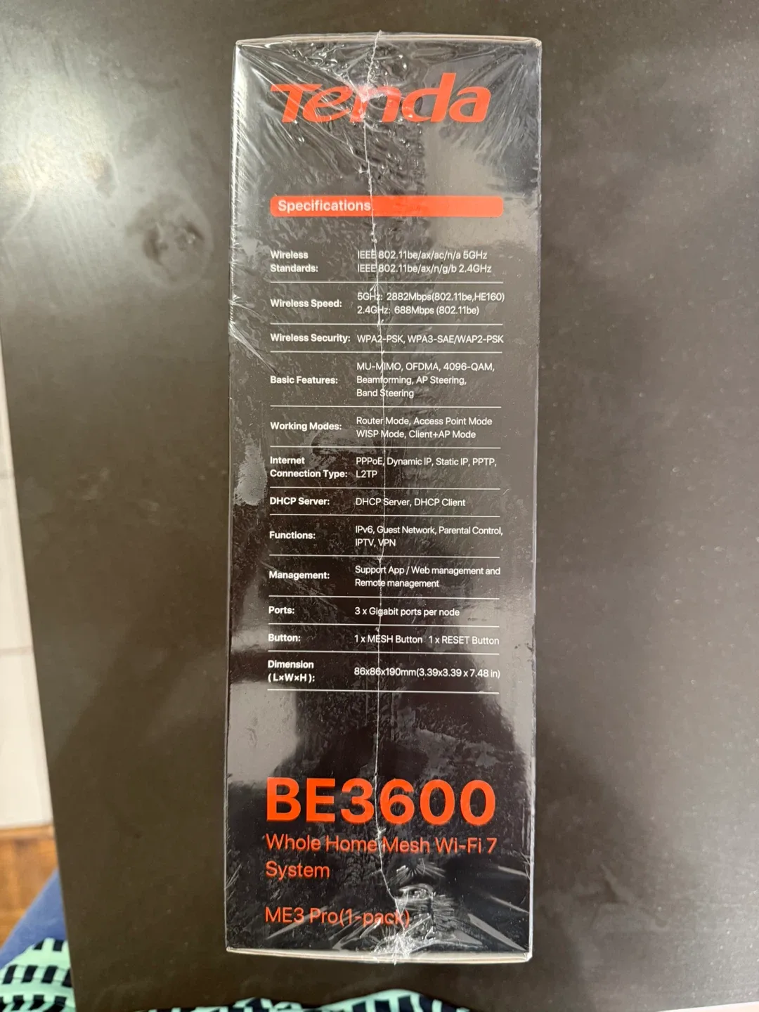 New Tenda Nova BE3600 Whole Home Mesh Wi-Fi 7 System image indicator(2)