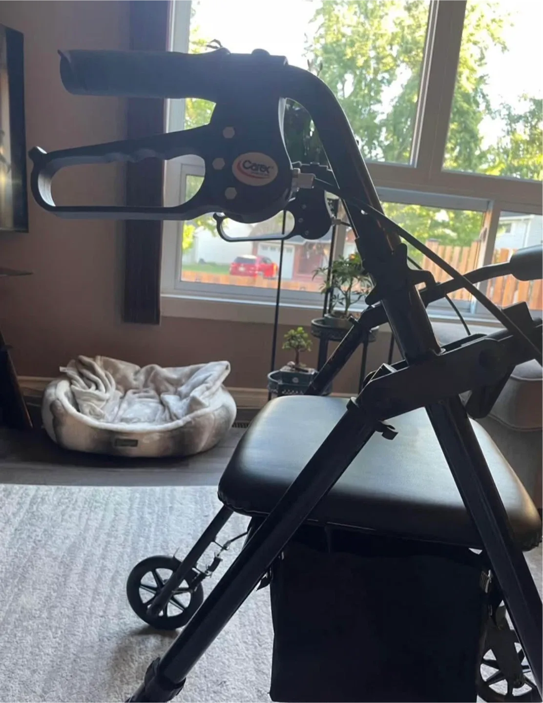 Carex Folding Walker with Seat image indicator(2)