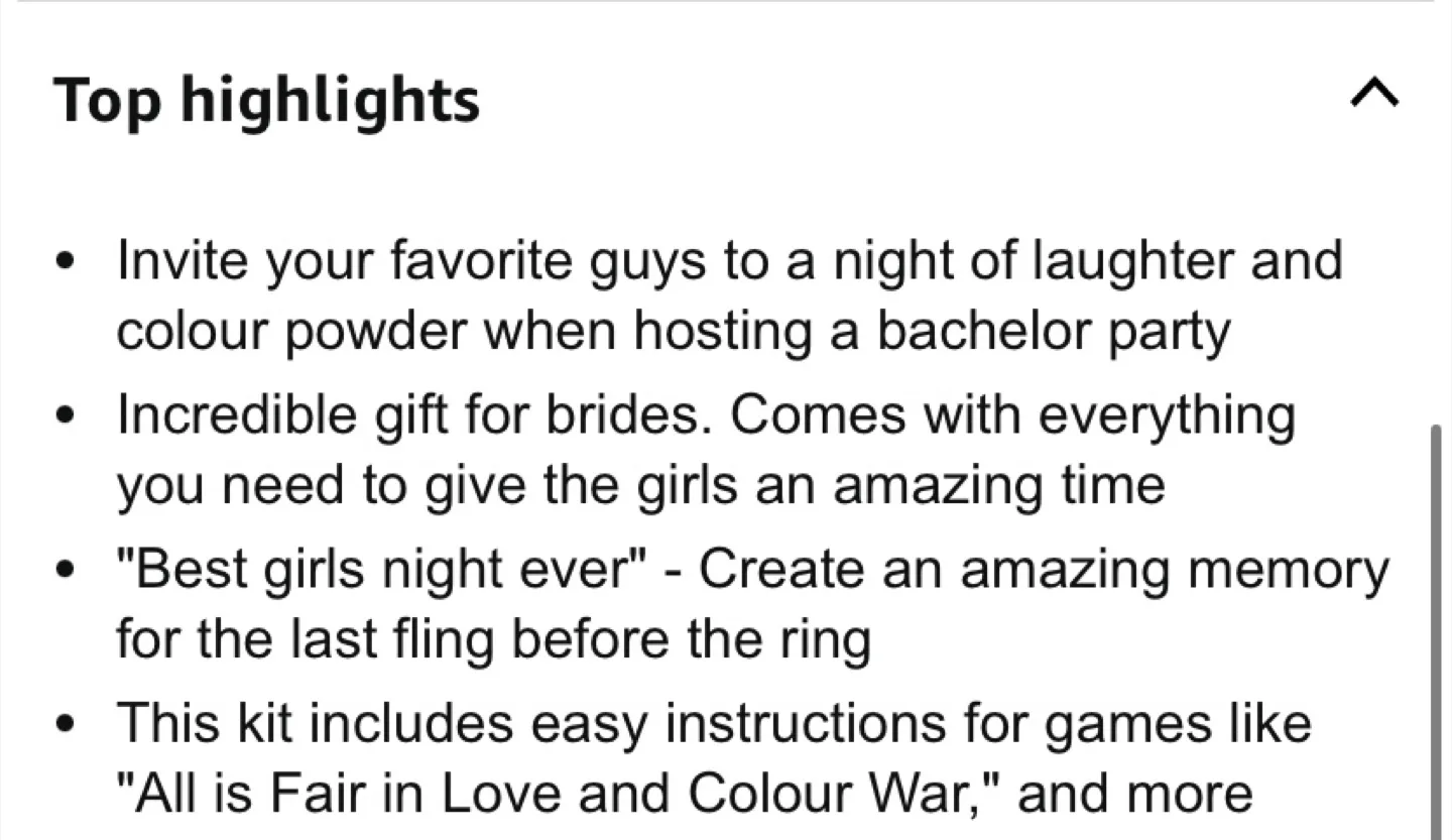 *New* Bachelorette Party Colour Powder Kit image indicator(7)