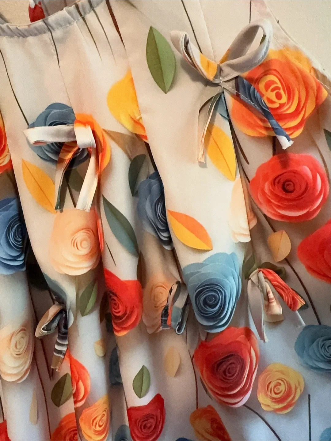 Floral Dress & Hat Set Toddler size 5-6T image indicator(2)