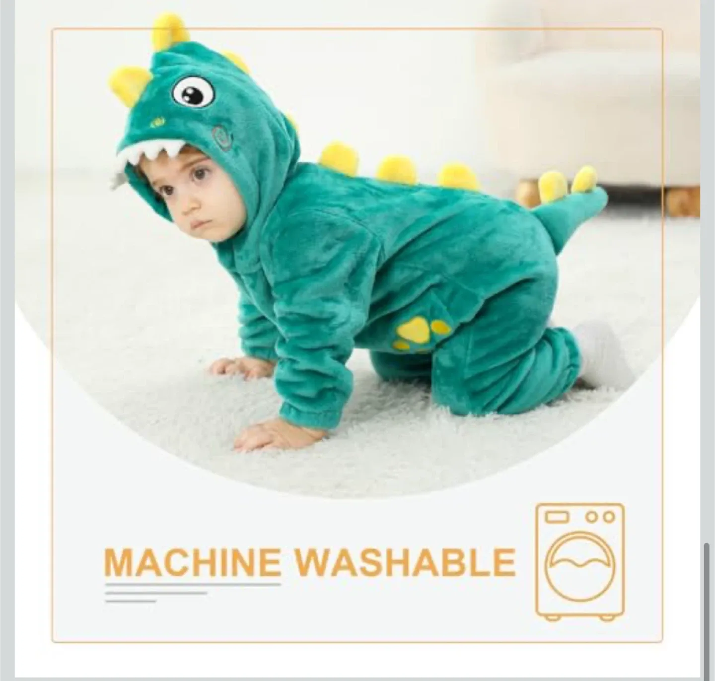 Dinosaur Kids Onesie, Size 5 image indicator(5)