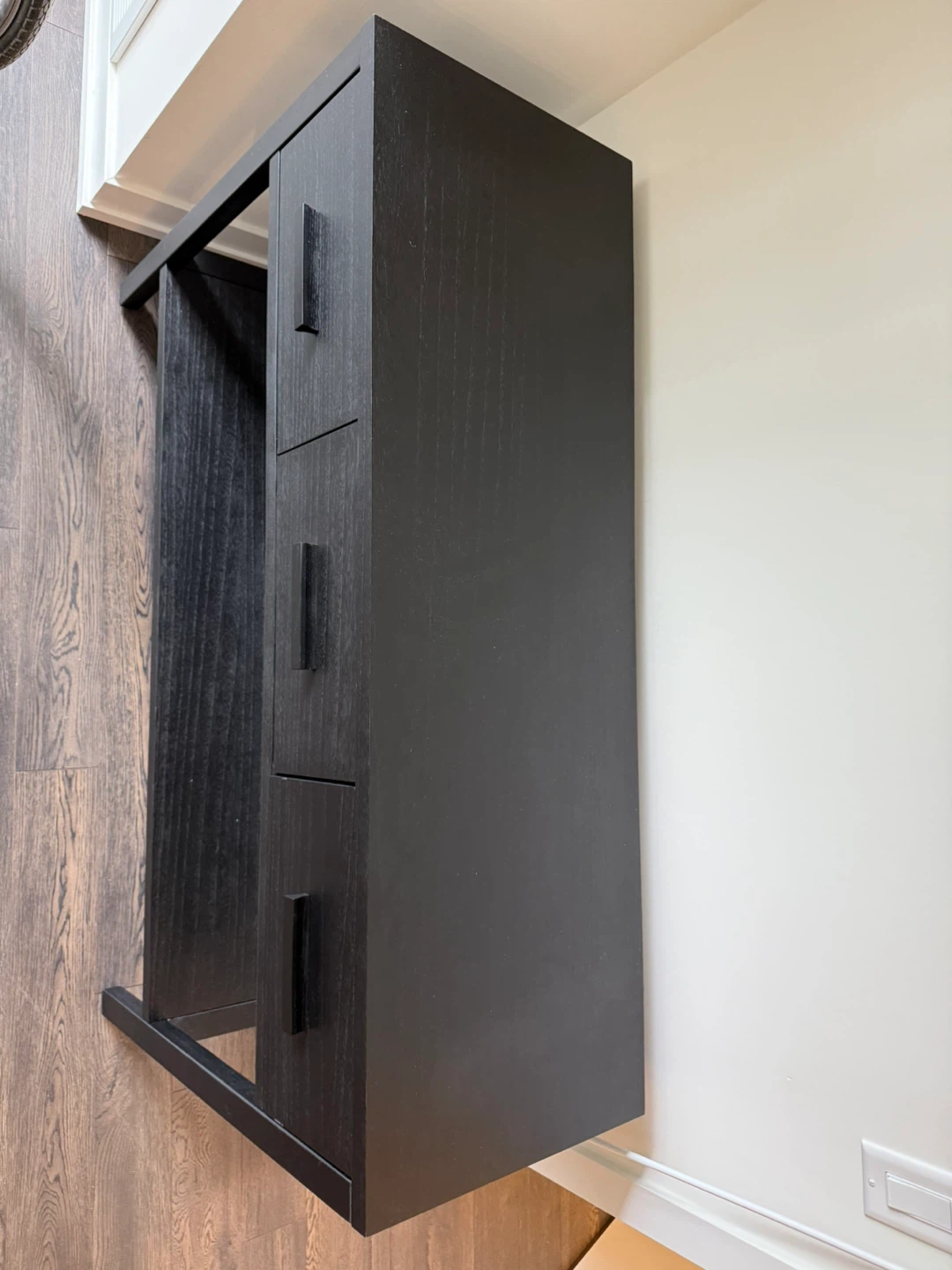 Bouclair Black 3-Drawer Console / TV Table - photo 4