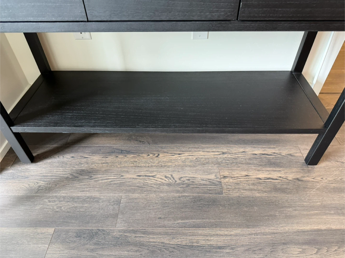 Bouclair Black 3-Drawer Console / TV Table - photo 5