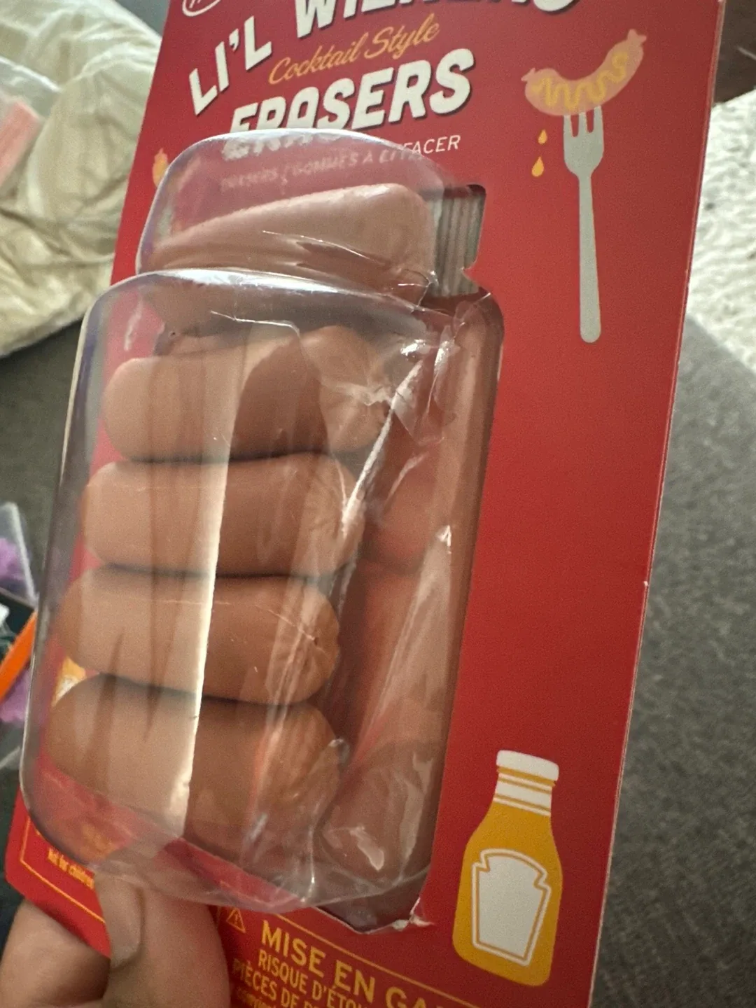 Fred Li'l Wieners Cocktail Style Erasers image indicator(3)