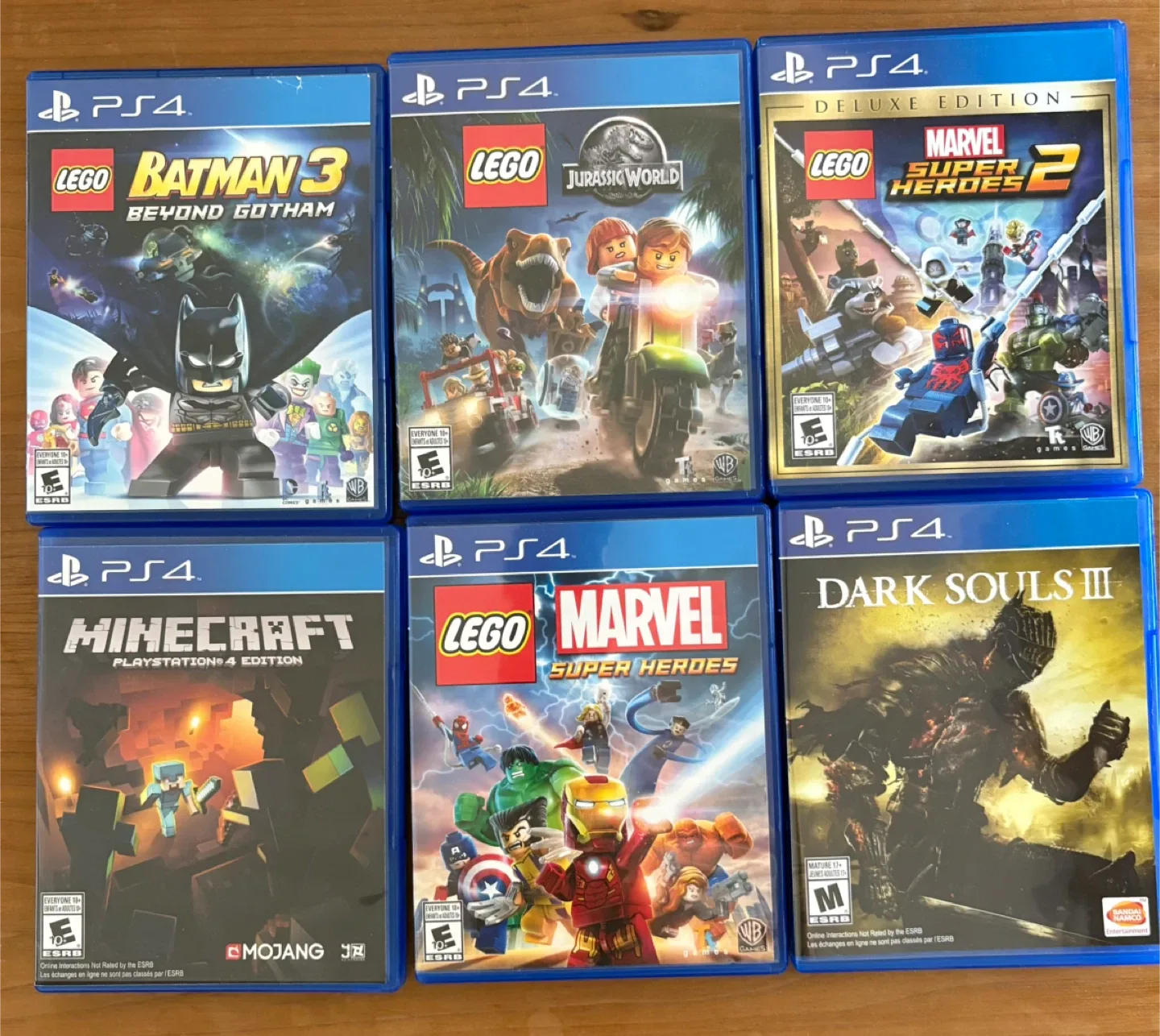 PS4 Games: Lego Batman 3, Jurassic World, Minecraft...