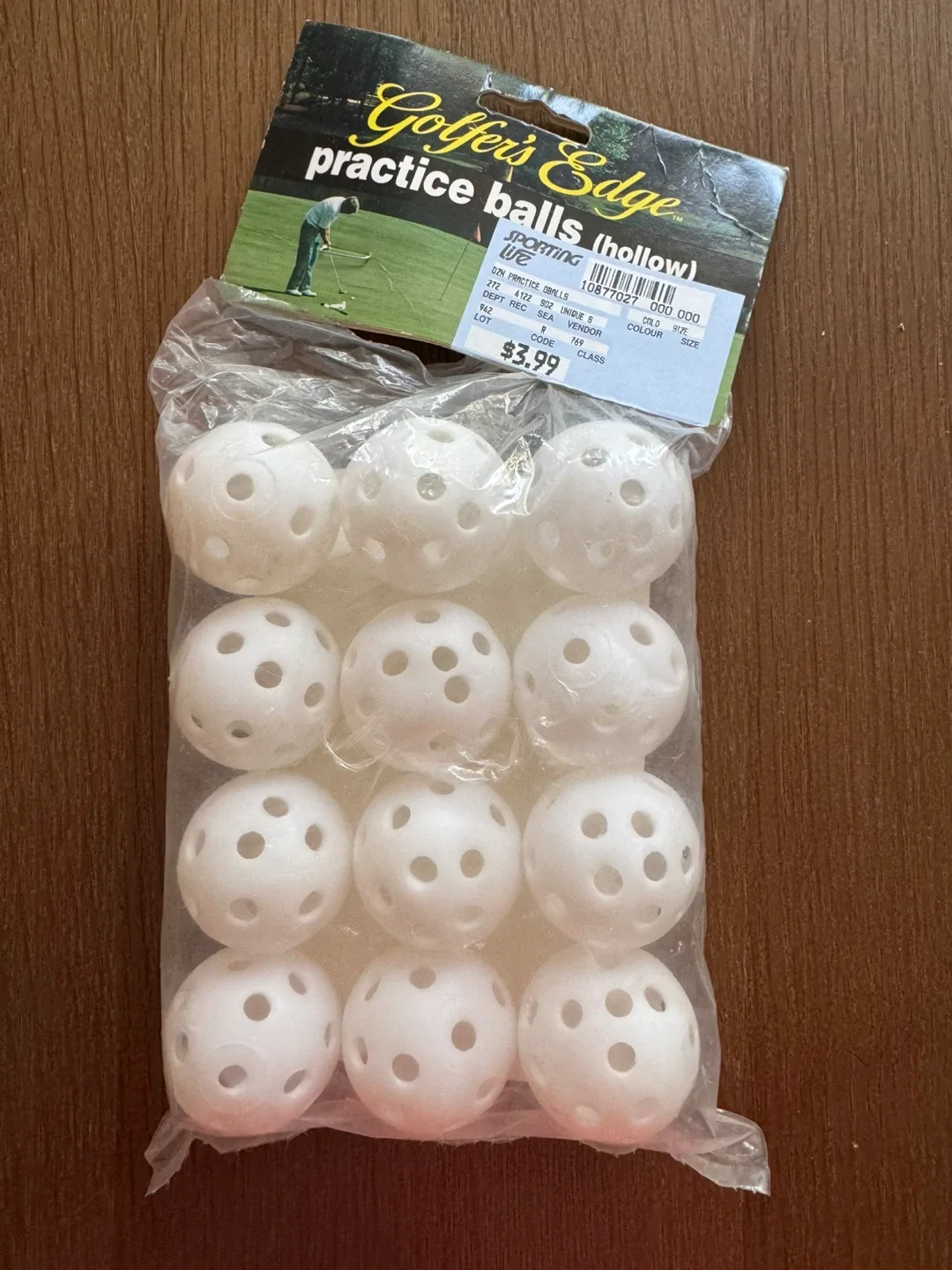 Golfer's Edge Practice Balls (Hollow) thumbnail