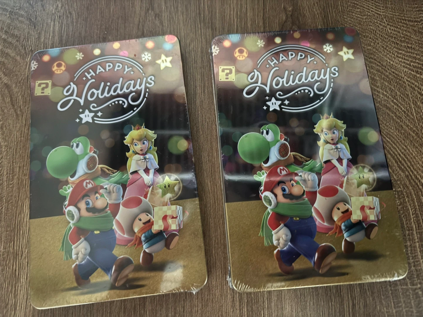New Super Mario Happy Holidays Steelbook Tin