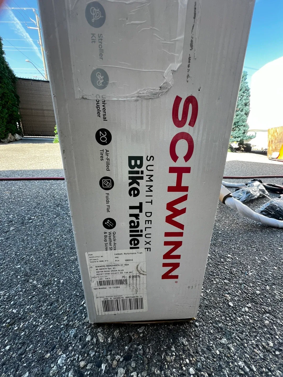 NEW Schwinn Summit Deluxe Bike Trailer - Stroller Kit Included image indicator(3)