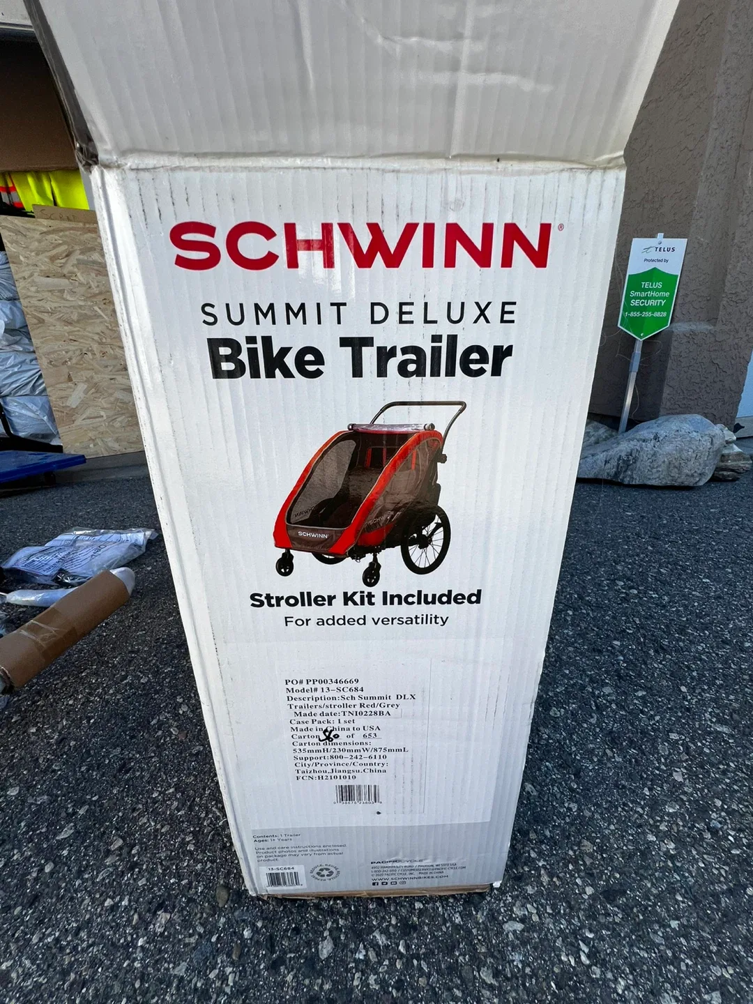 NEW Schwinn Summit Deluxe Bike Trailer - Stroller Kit Included image indicator(2)