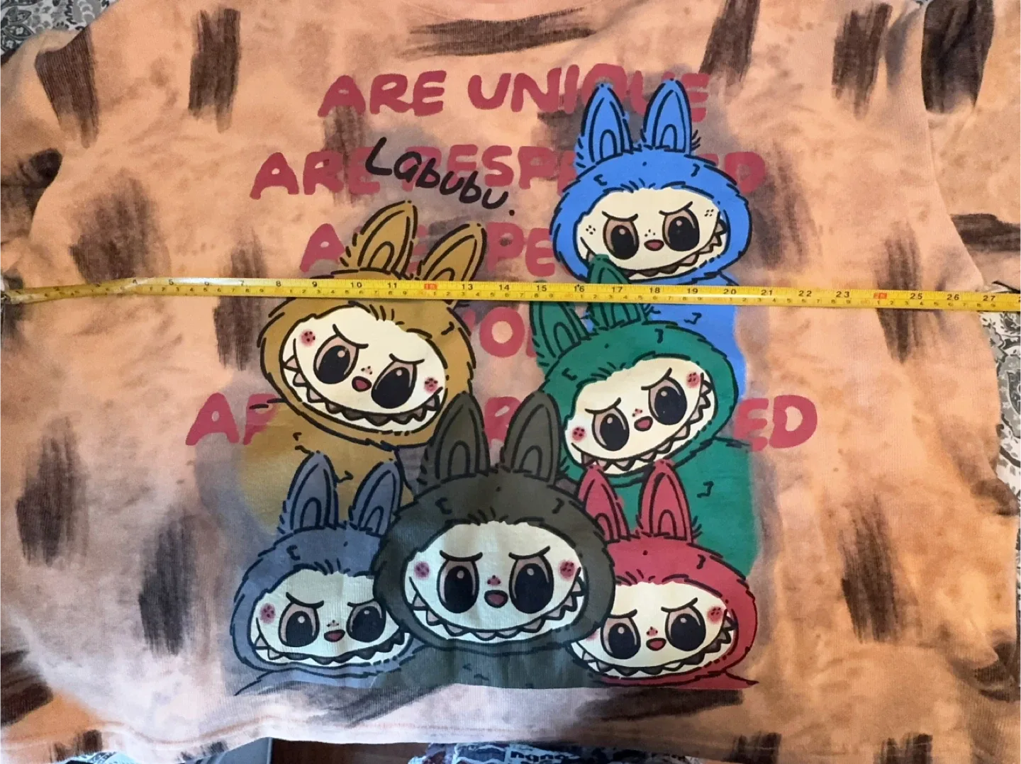 Labubu T-shirt and sweat pants set, Adult one size image indicator(4)