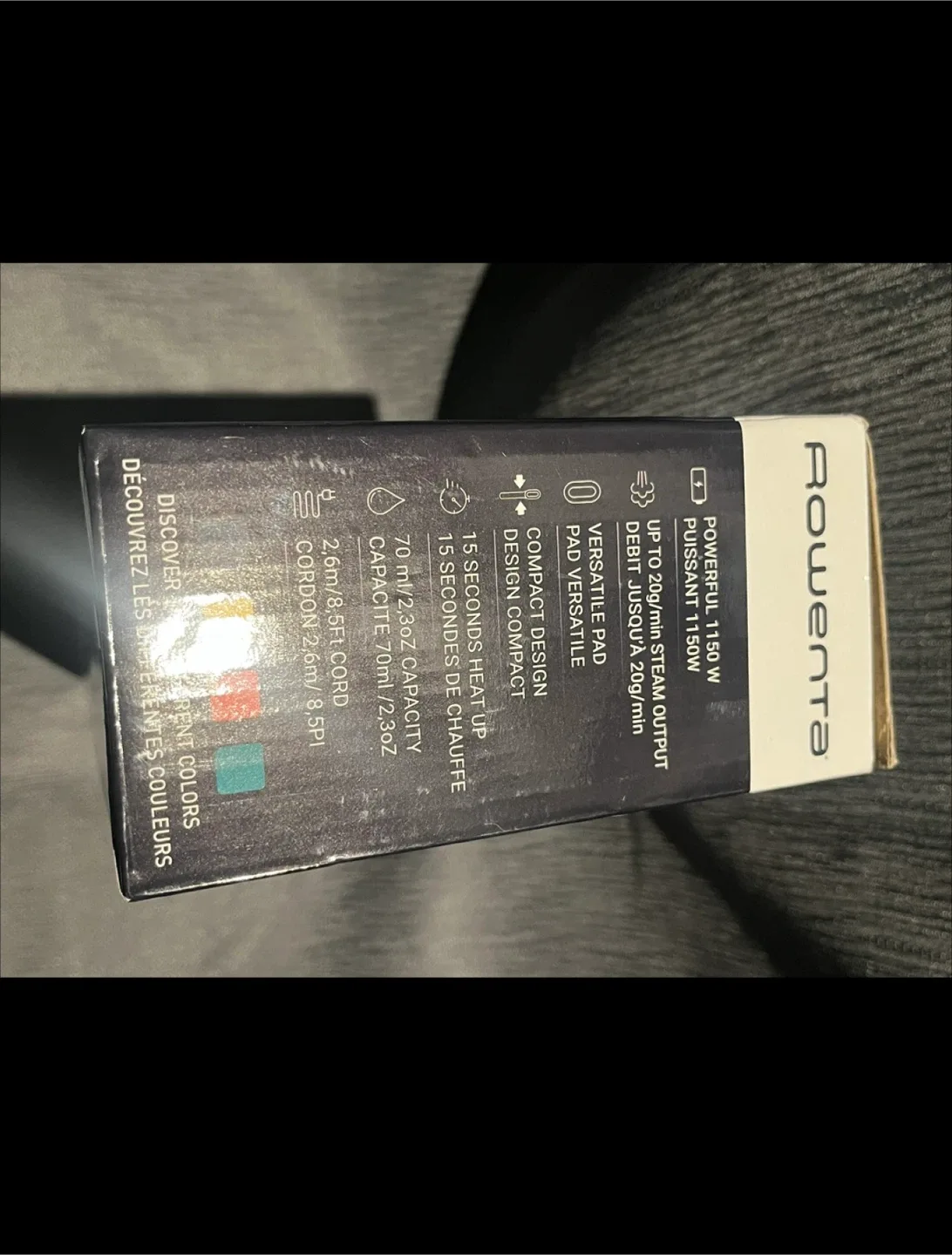 Rowenta Pure Pop Garment Steamer -BNIB image indicator(2)