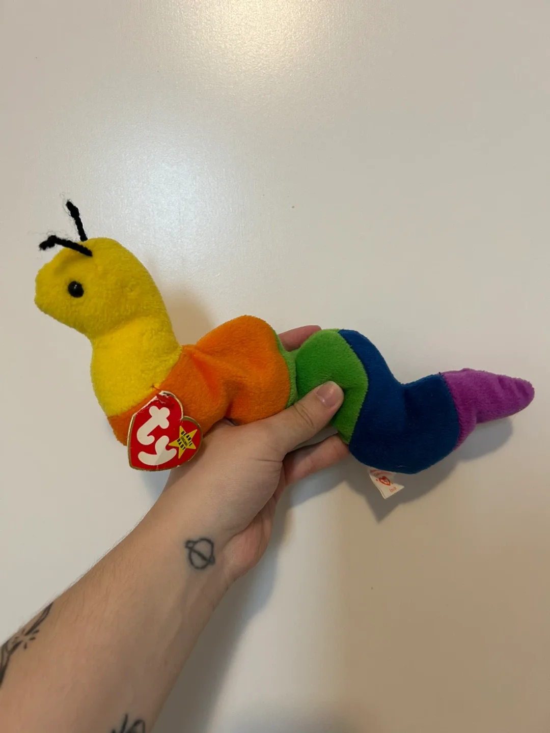 Ty Beanie Baby Inch the Worm thumbnail