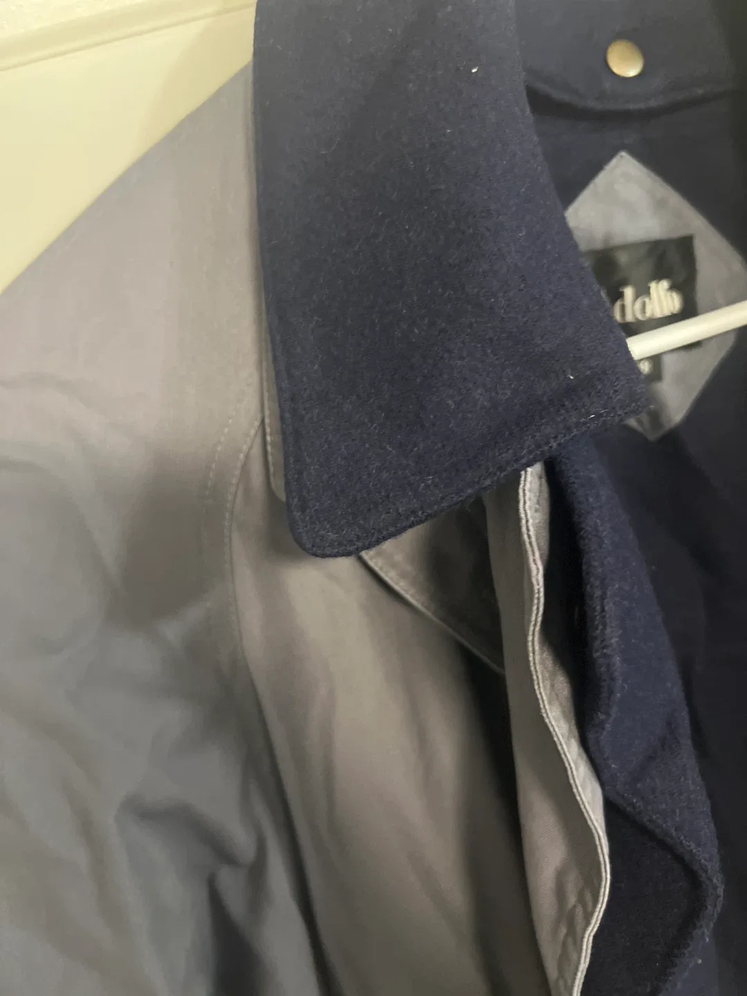 Adolfo Wool Blend Coat - Size 38 image indicator(3)