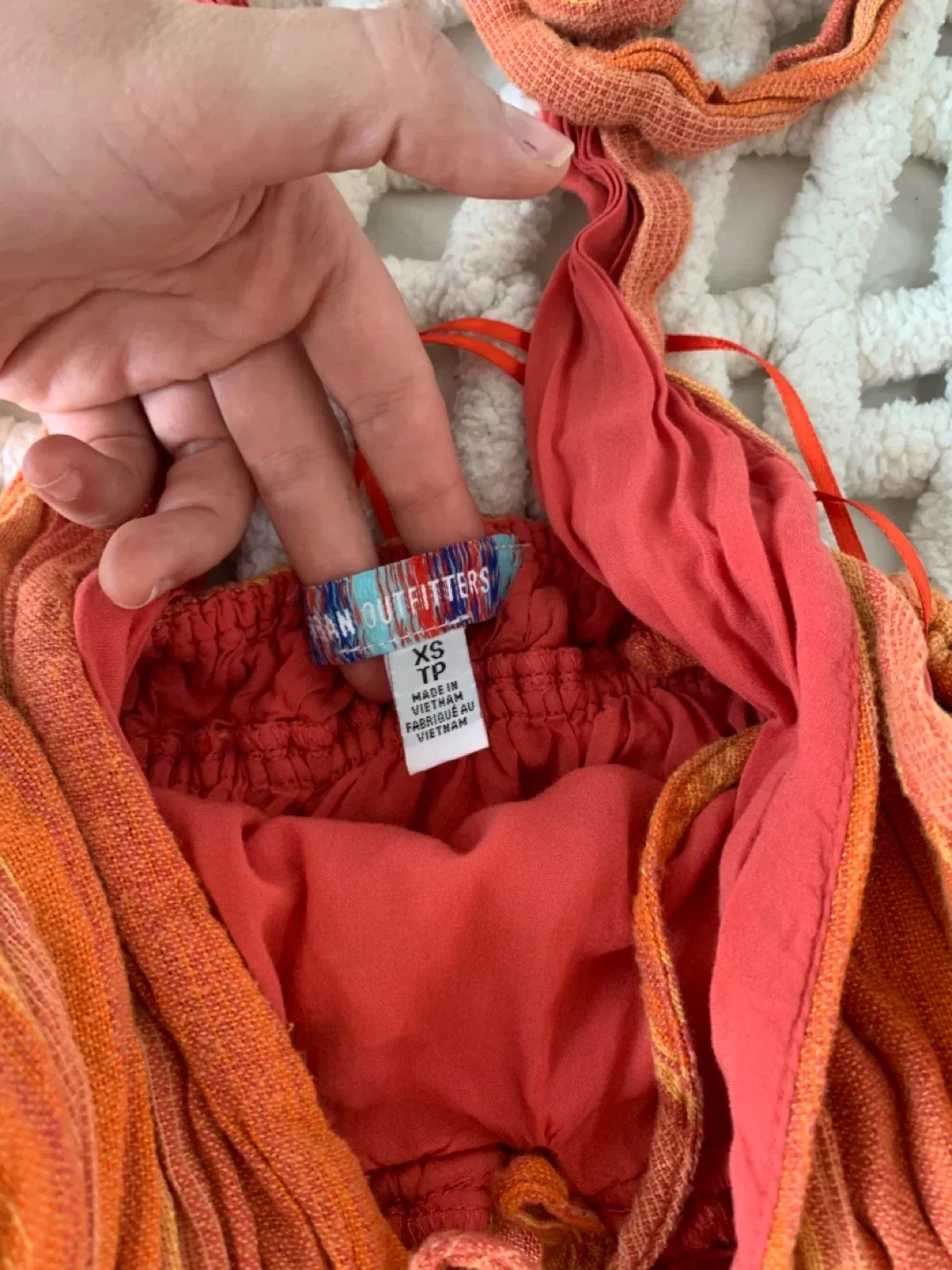 Urban Outfitters XS Halter Dress - Orange image indicator(2)