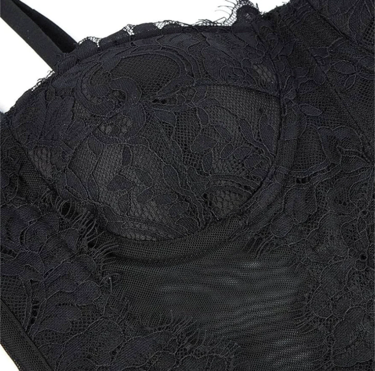 Black Lace Corset Top - Medium image indicator(4)