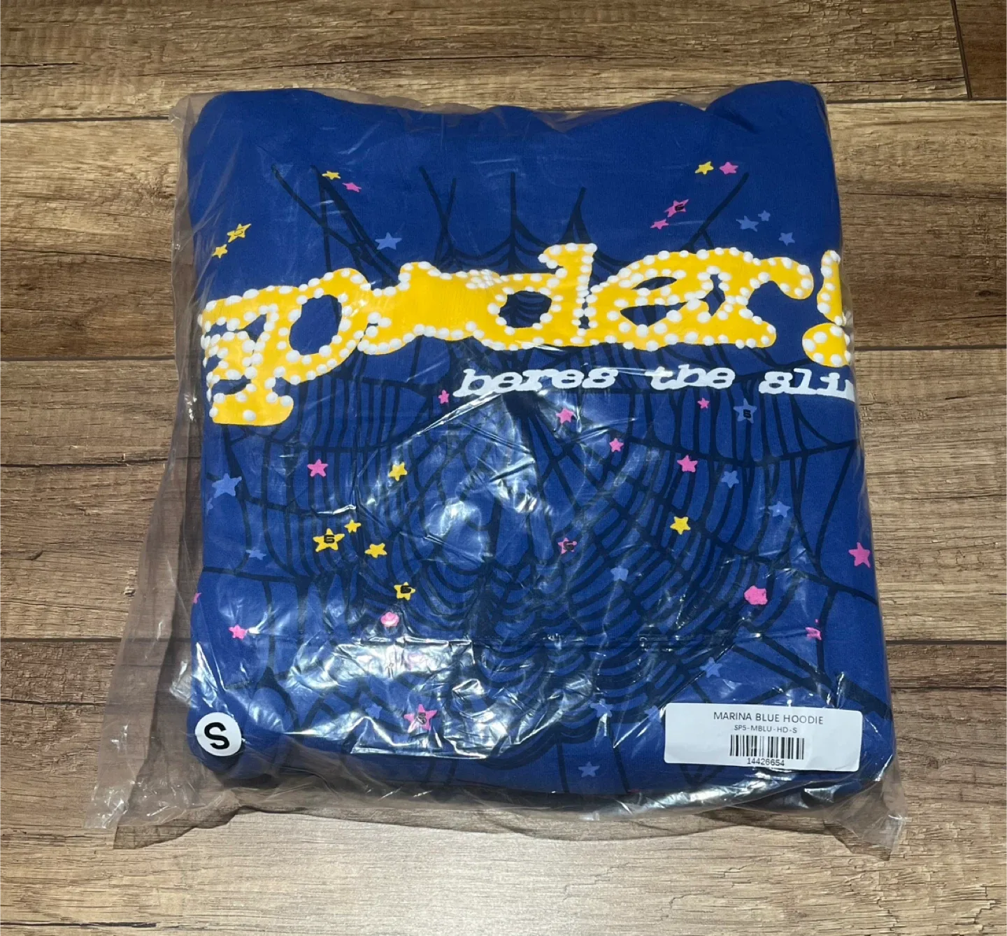 Sp5der Blue Hoodie thumbnail