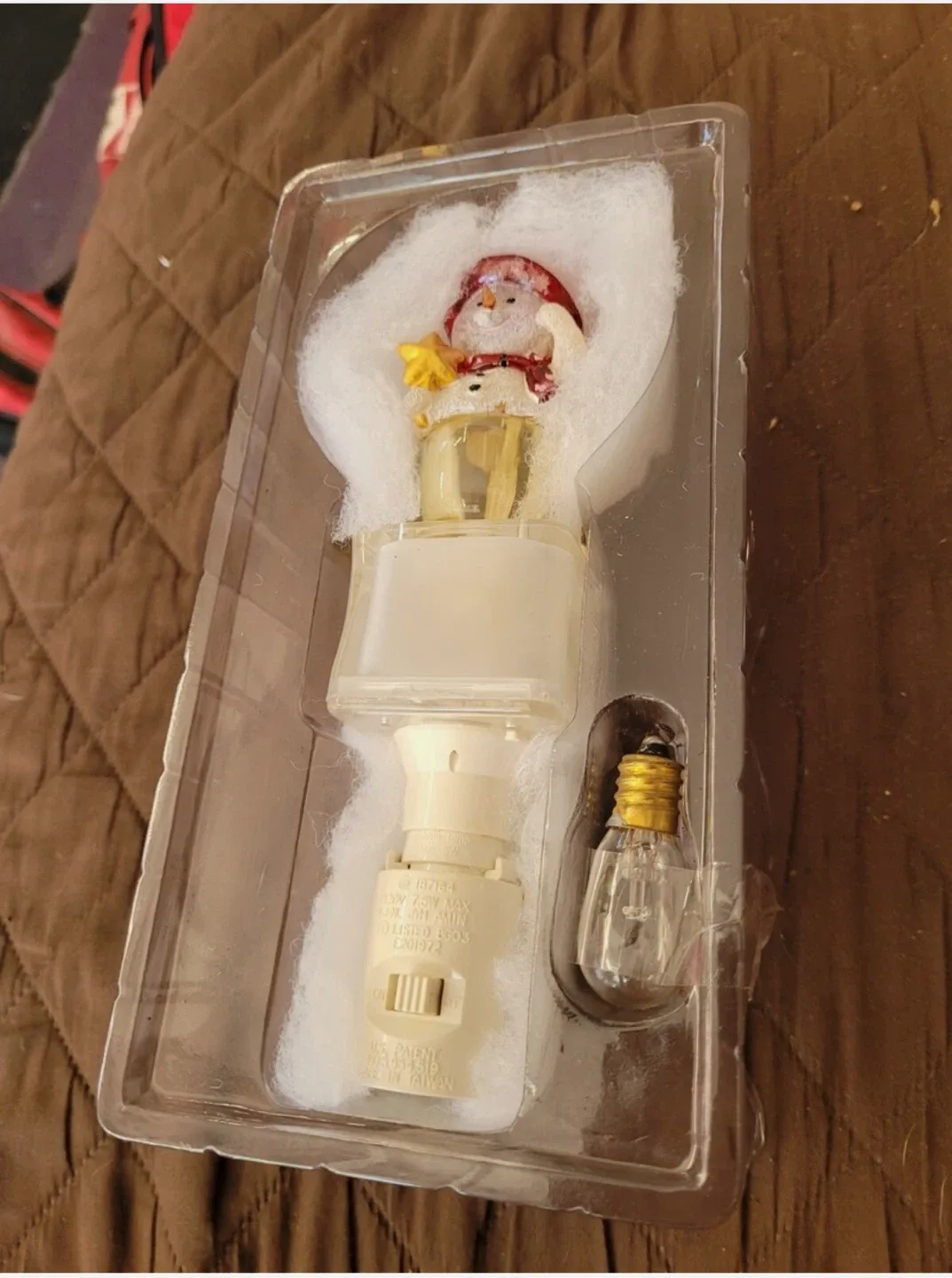 New Snowman Night Light with Extra Bulb image indicator(3)