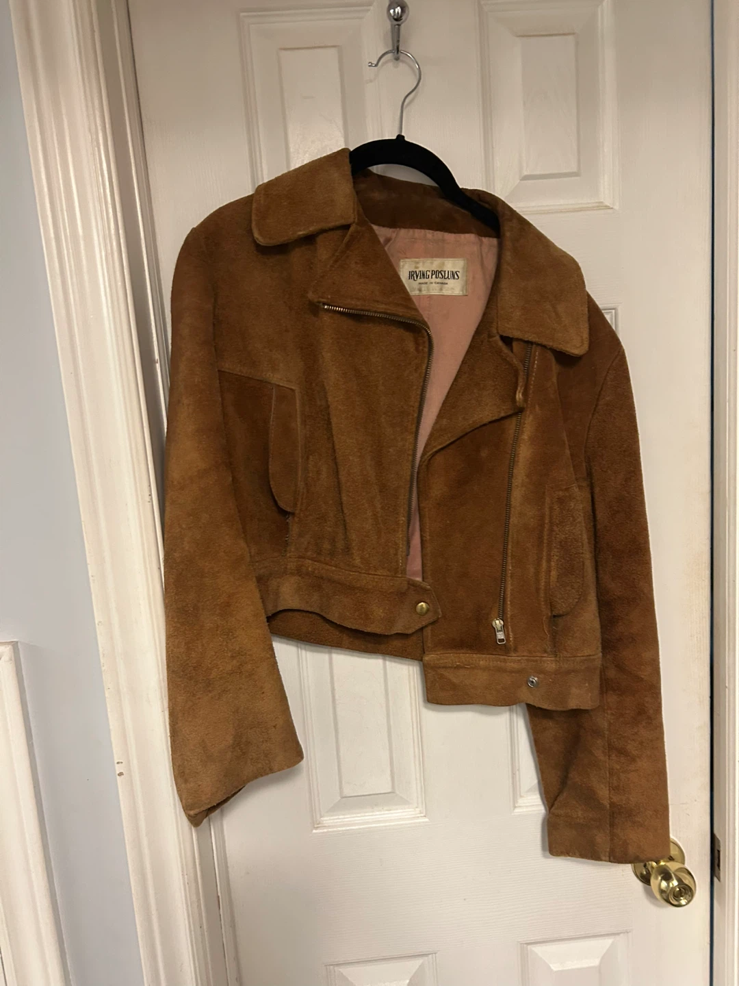 Irving Posluns Brown Suede Jacket vintage