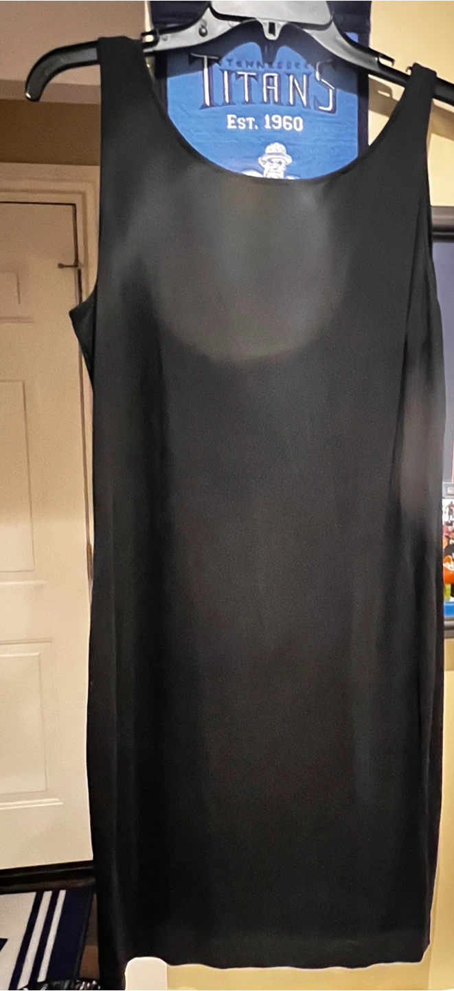 D. Exterior Black Tank Dress - Size 46 - photo 2