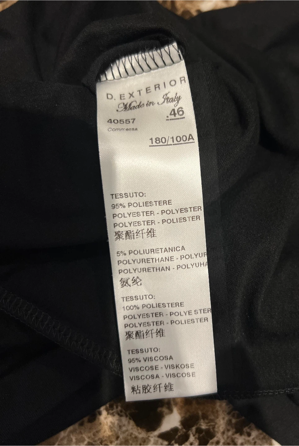 D. Exterior Black Tank Dress - Size 46 - photo 4