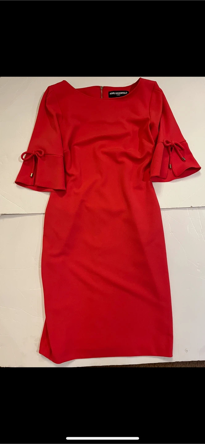 Karl Lagerfeld Red Dress