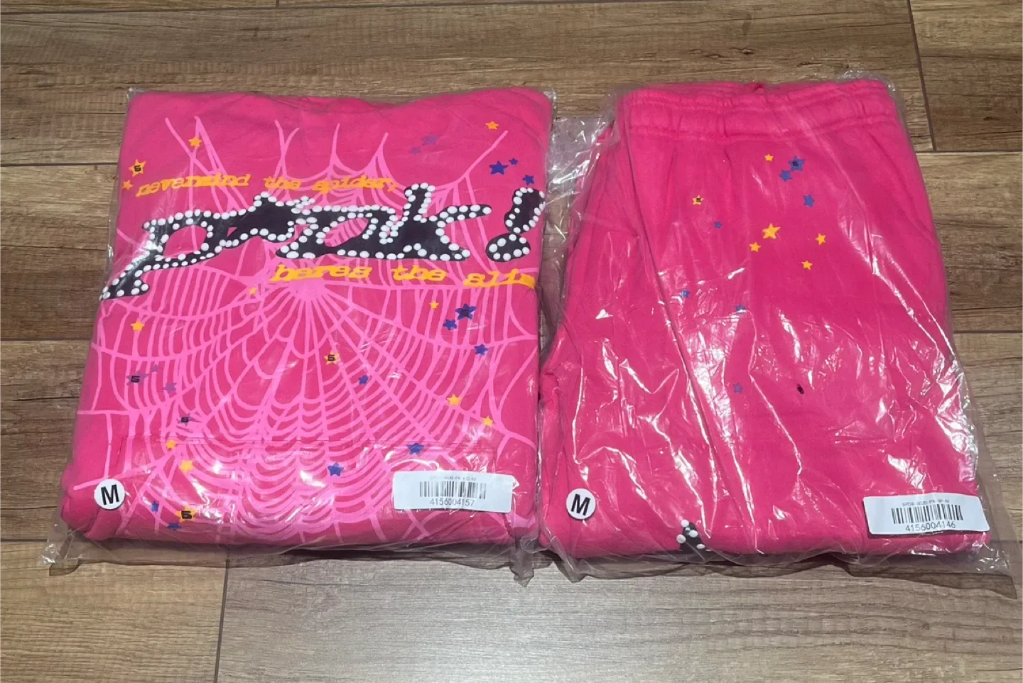 Sp5der P*nk Sets Hoodie and Pants image indicator(2)