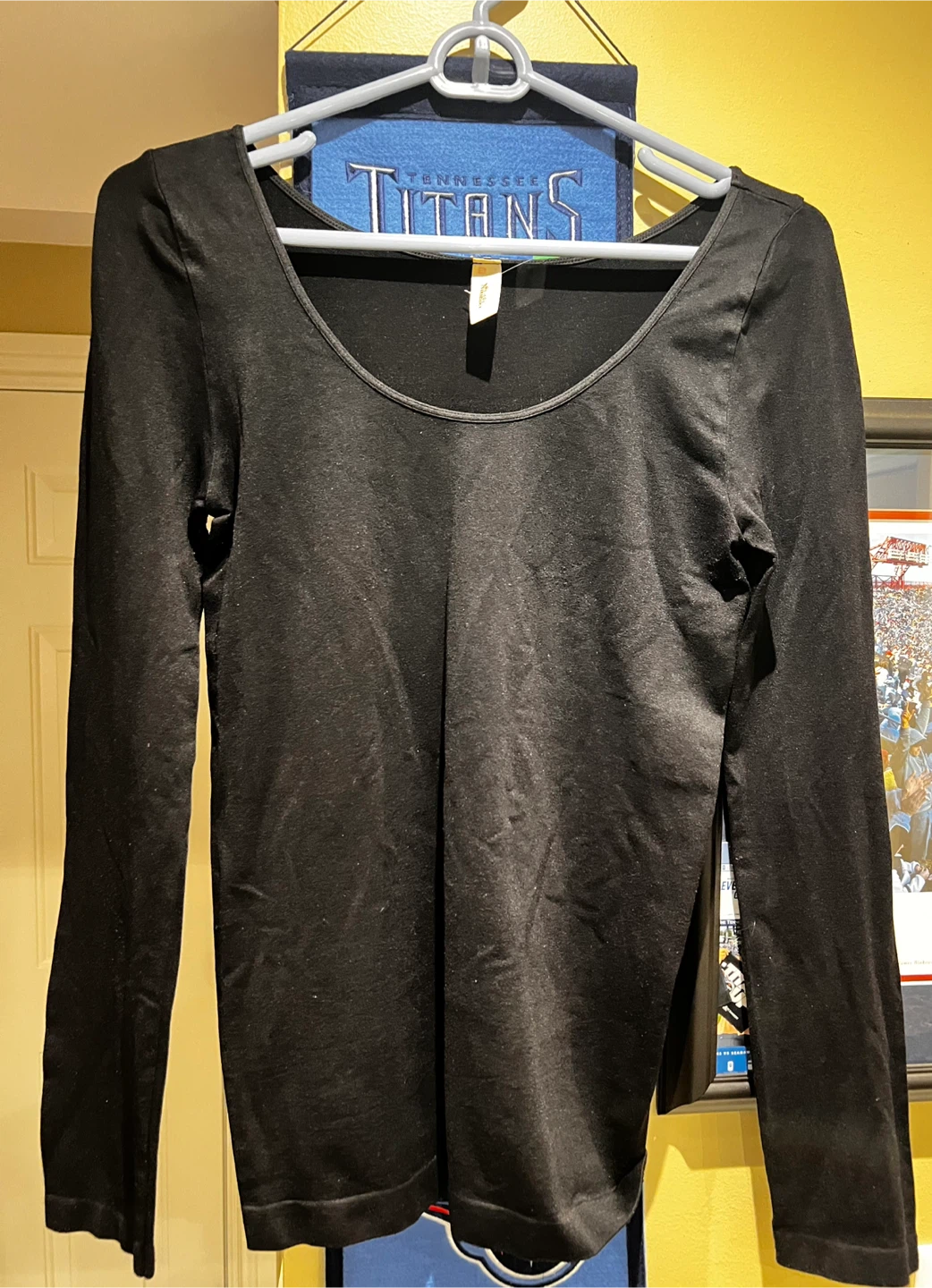 Nikibiki Black Long Sleeve Top Small