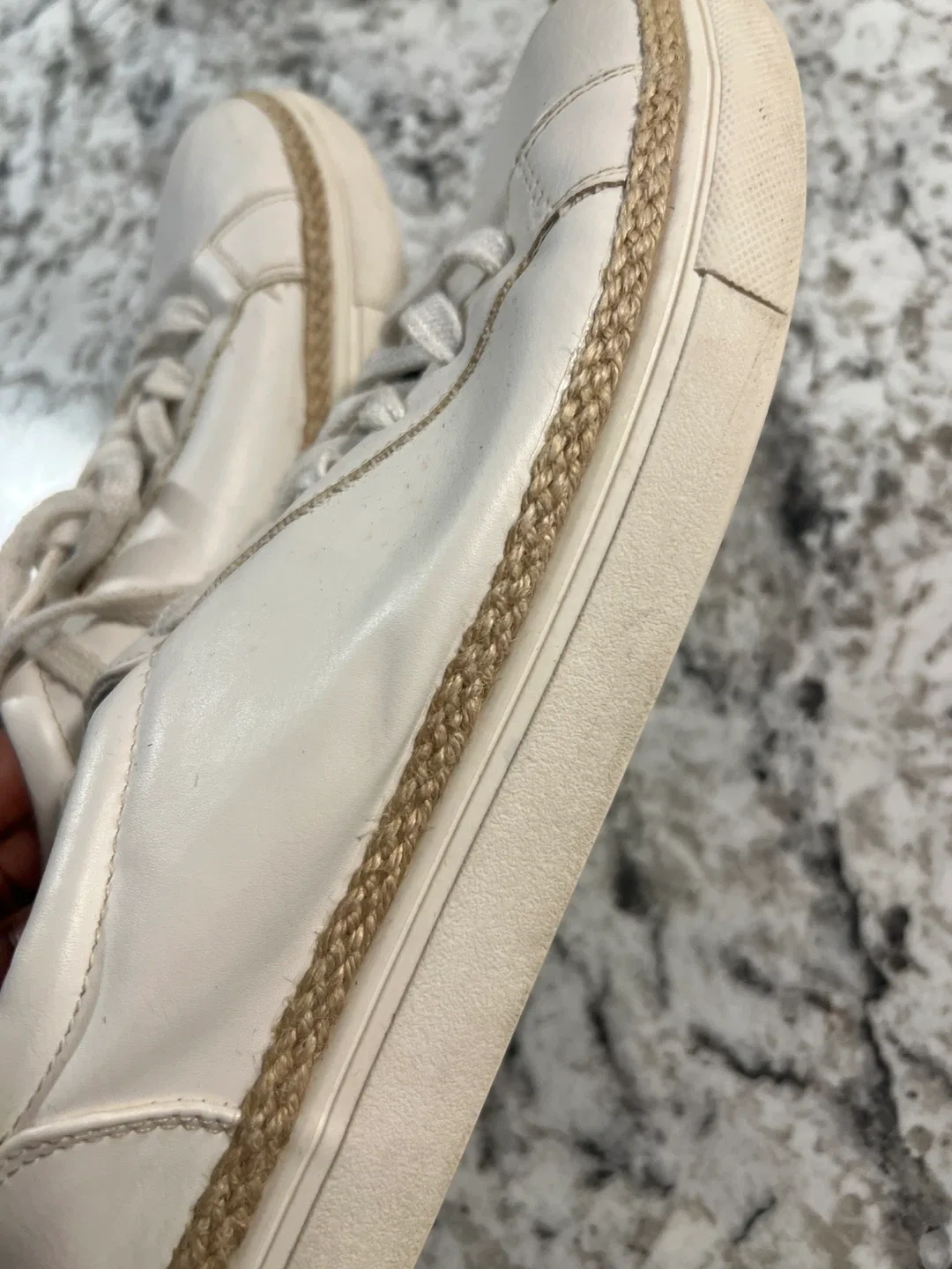 JNY White Sneakers - Size 9 image indicator(2)