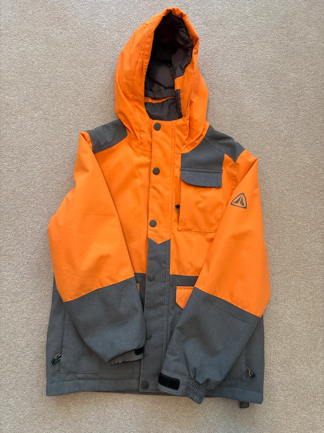 Firefly Boys' Ski Jacket - Orange & Grey image indicator(5)