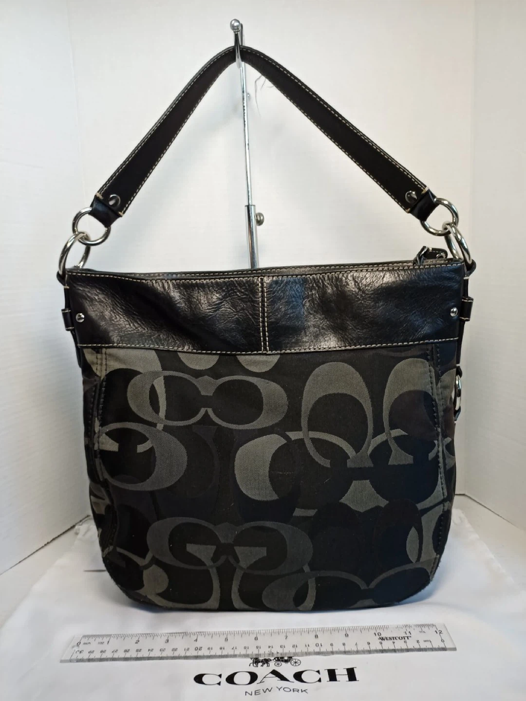 Coach Black/Grey Hobo Bag - photo 3