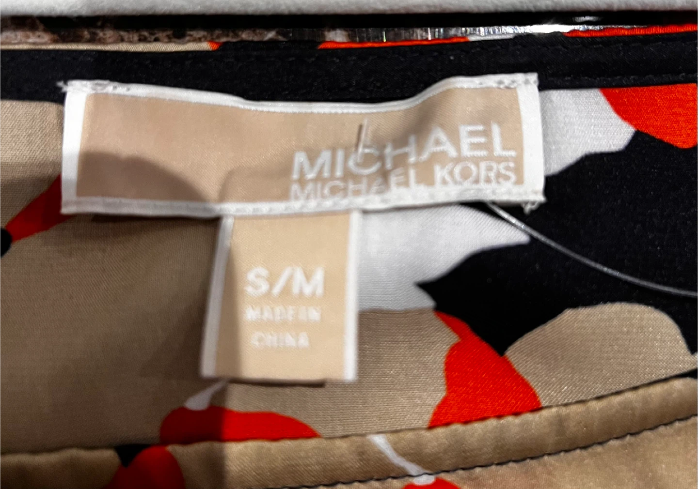 Michael Michael Kors Floral Print Top - Size S/M - photo 3