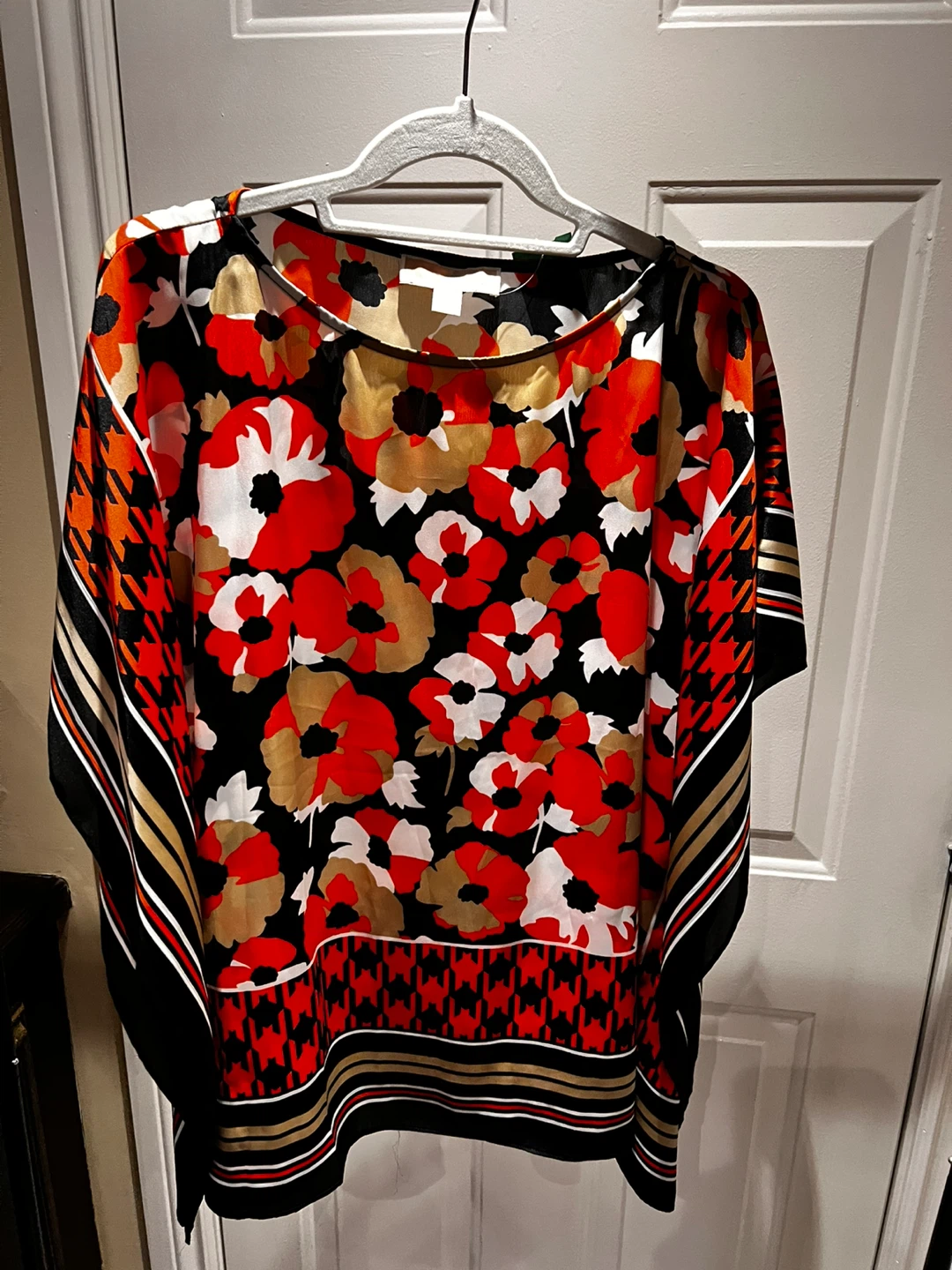 Michael Michael Kors Floral Print Top - Size S/M