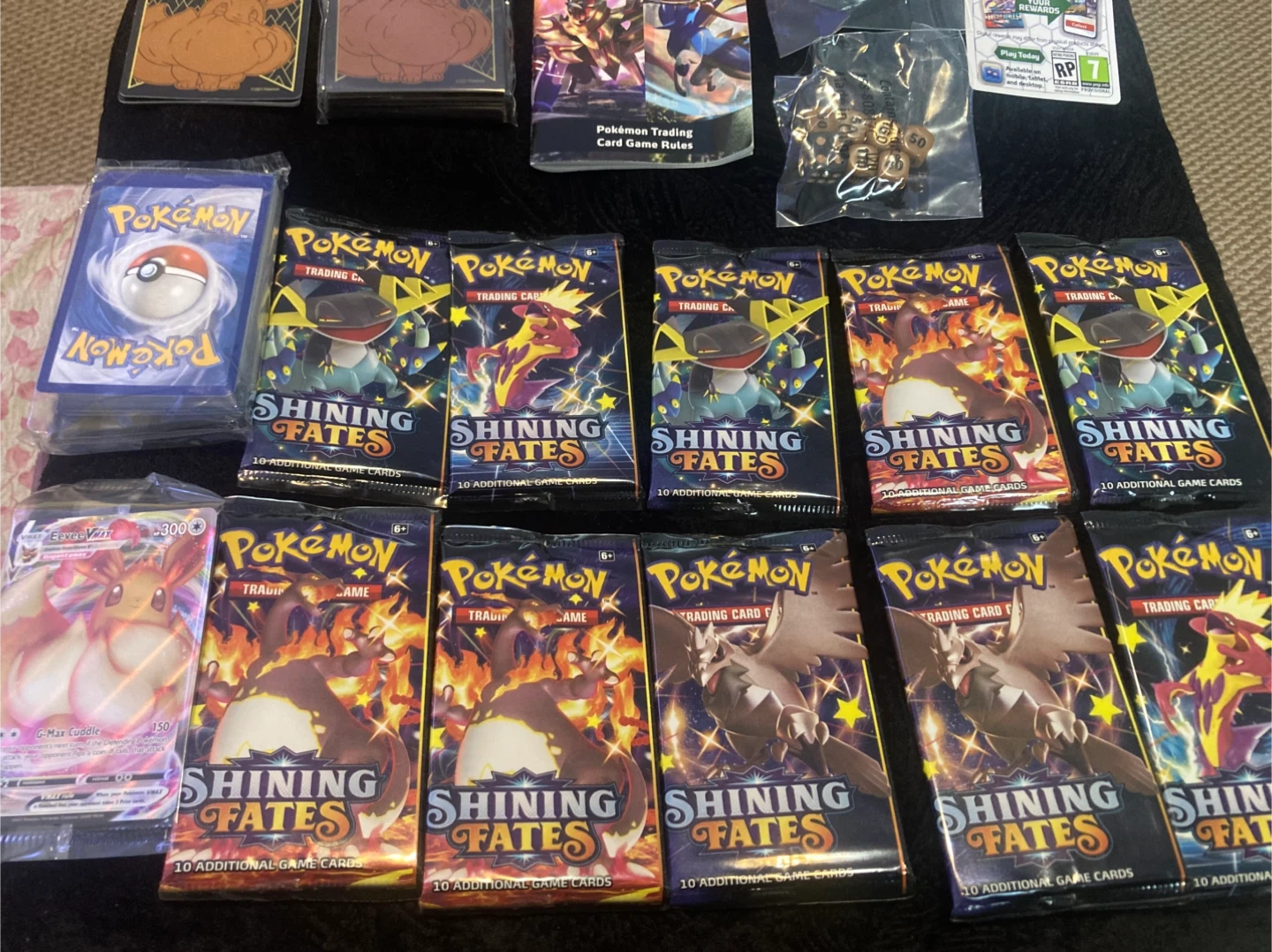 Pokemon Shining Fates Trading card game packs
