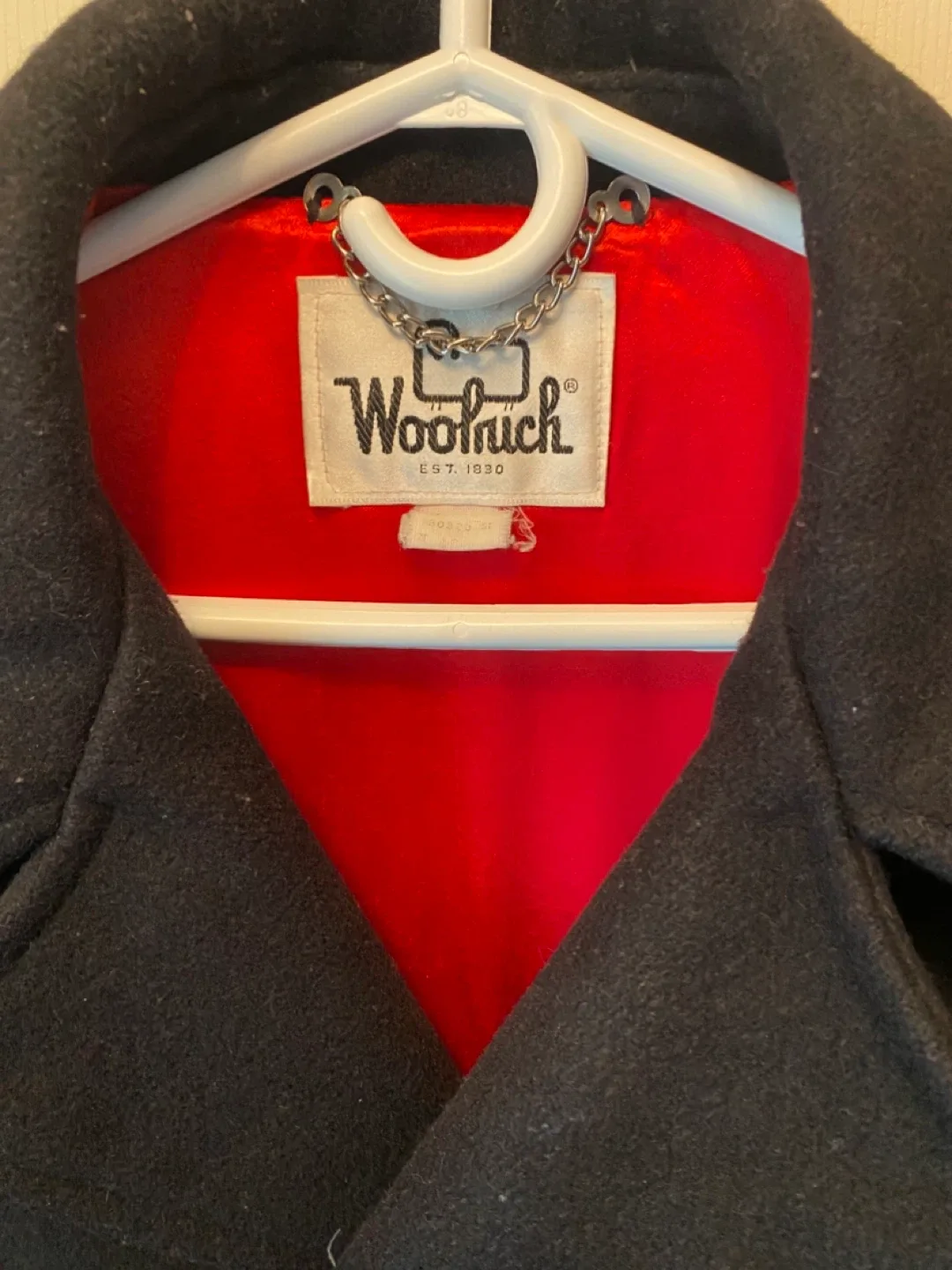 Vintage Men’s Woolrich Black Pea Coat image indicator(2)