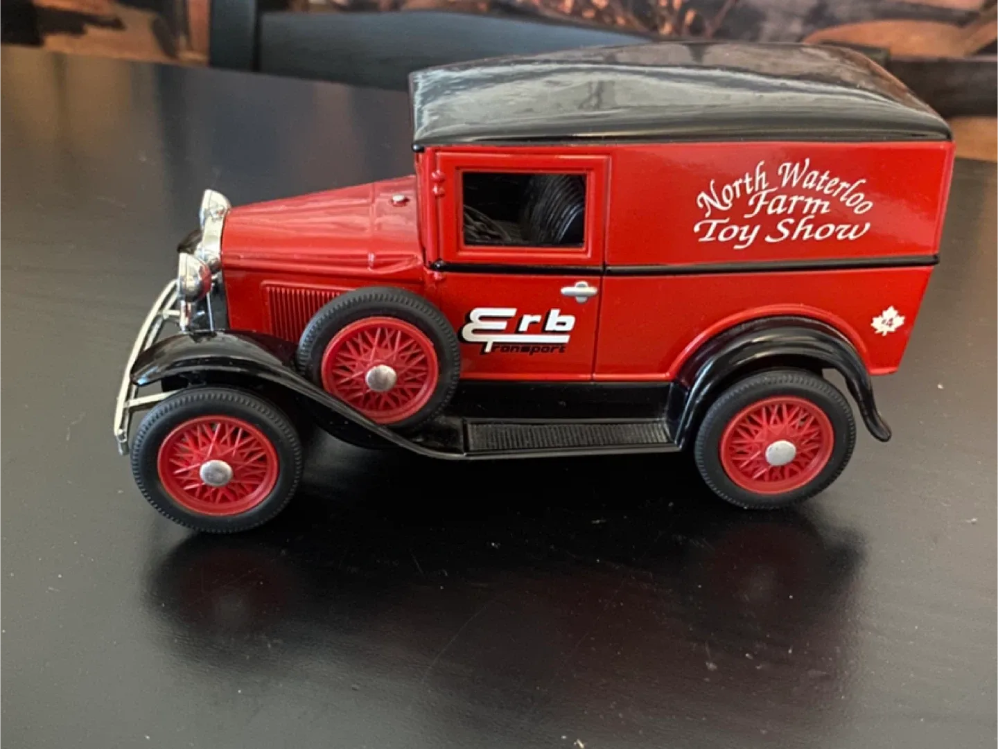 NEW! Die Cast Metal ERB Delivery Van Bank with Key! image indicator(6)
