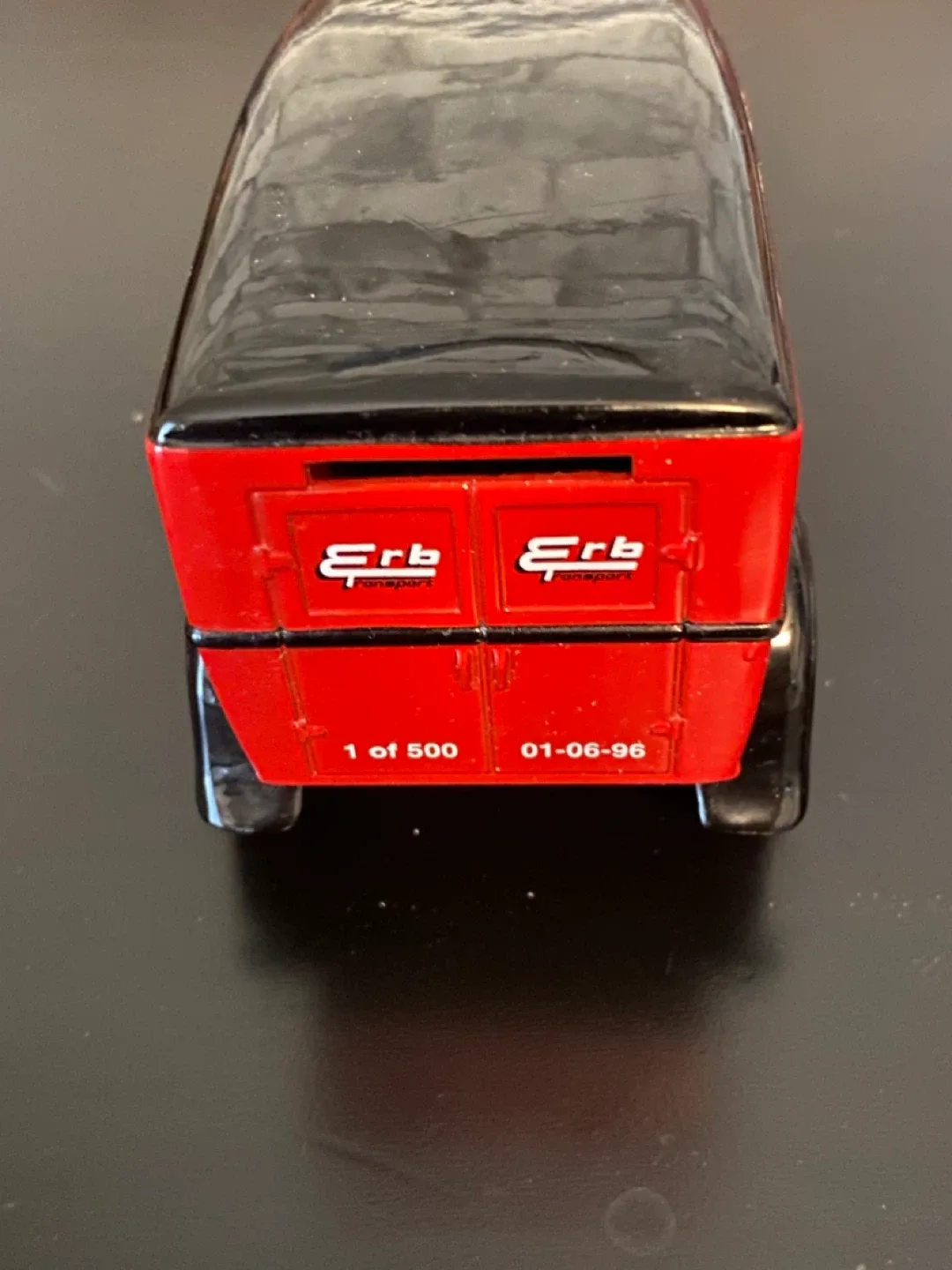 NEW! Die Cast Metal ERB Delivery Van Bank with Key! image indicator(7)