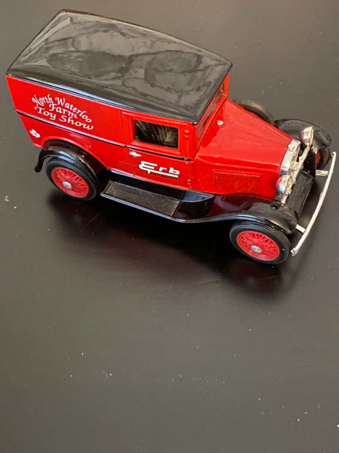 NEW! Die Cast Metal ERB Delivery Van Bank with Key! image indicator(10)