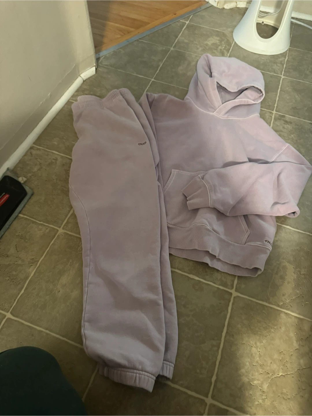 TNA Lilac Hoodie & Sweatpants Set
