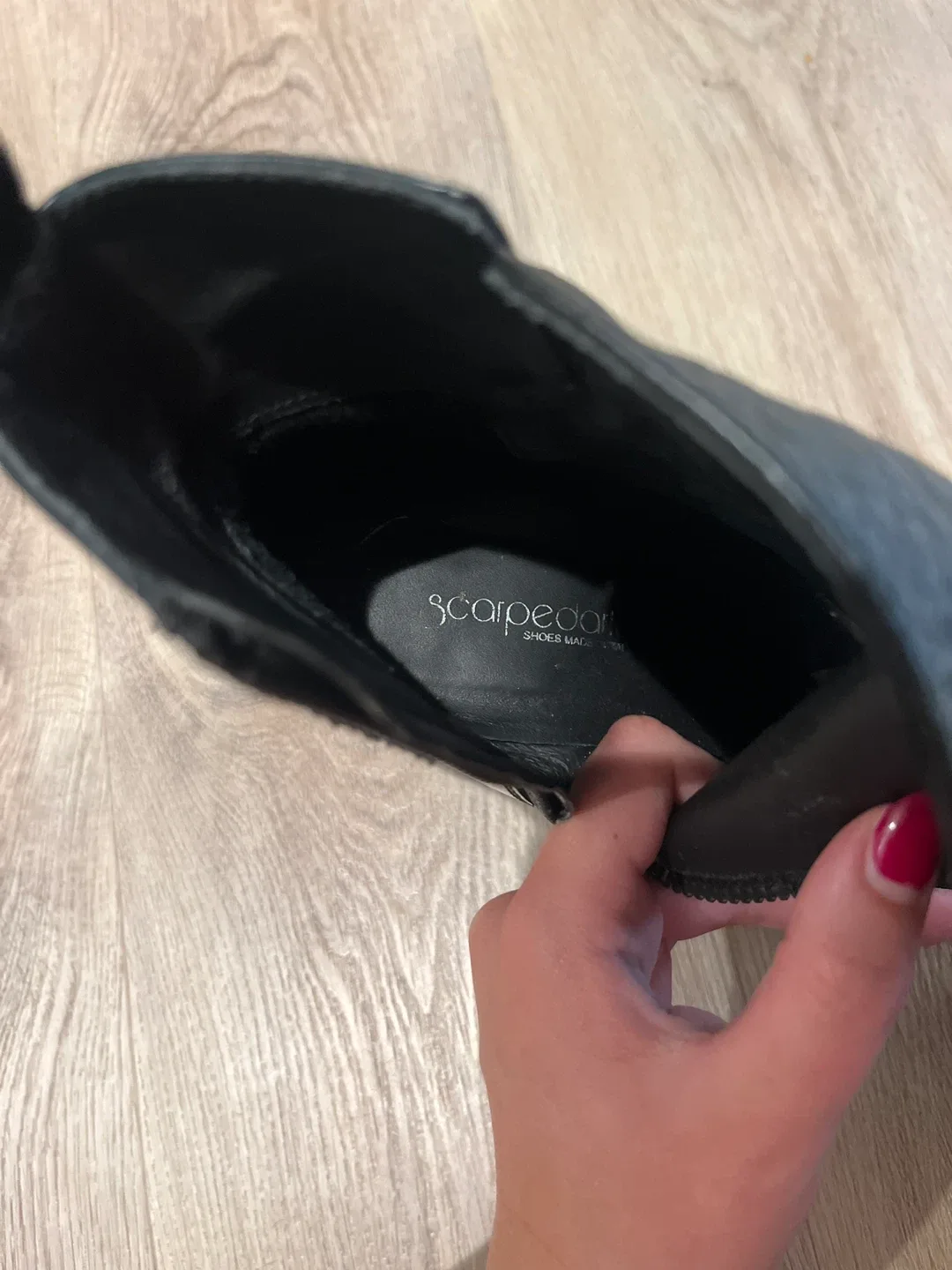 Black Leather Ankle Boots - Size 37 image indicator(6)