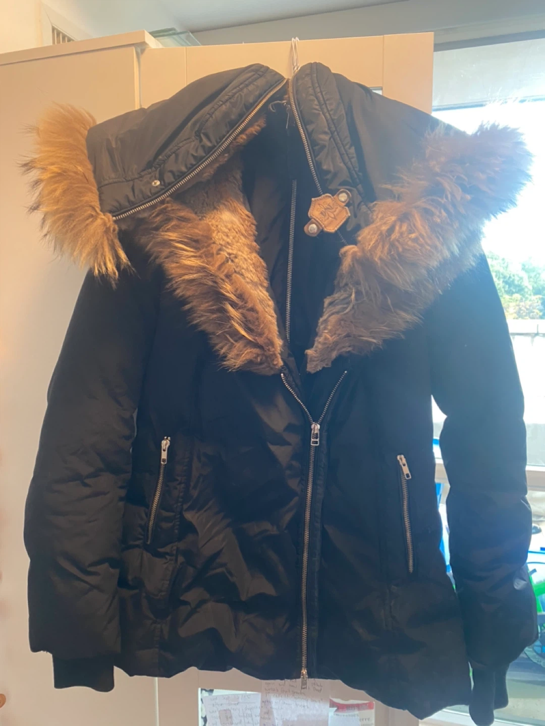 Mackage Down Winter Coat with Fur Trim - photo 2