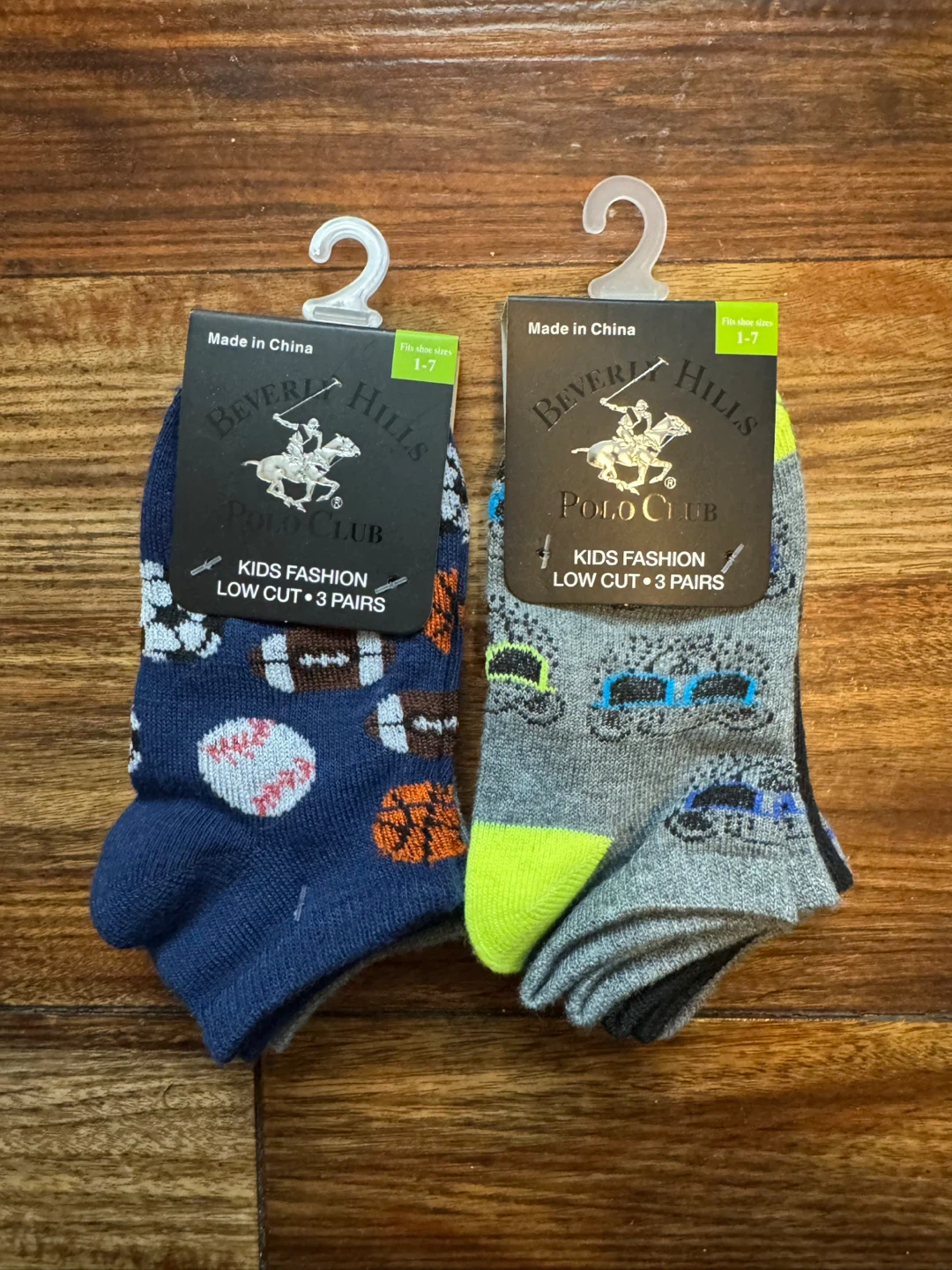 Kids Low Cut Socks, size 1-7
