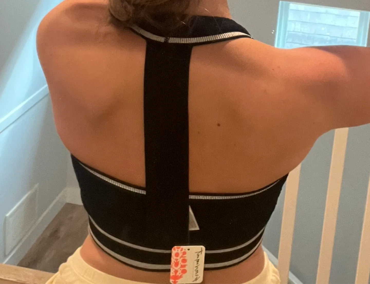 Free People Halter Bra Top - Black, Size M/L image indicator(2)