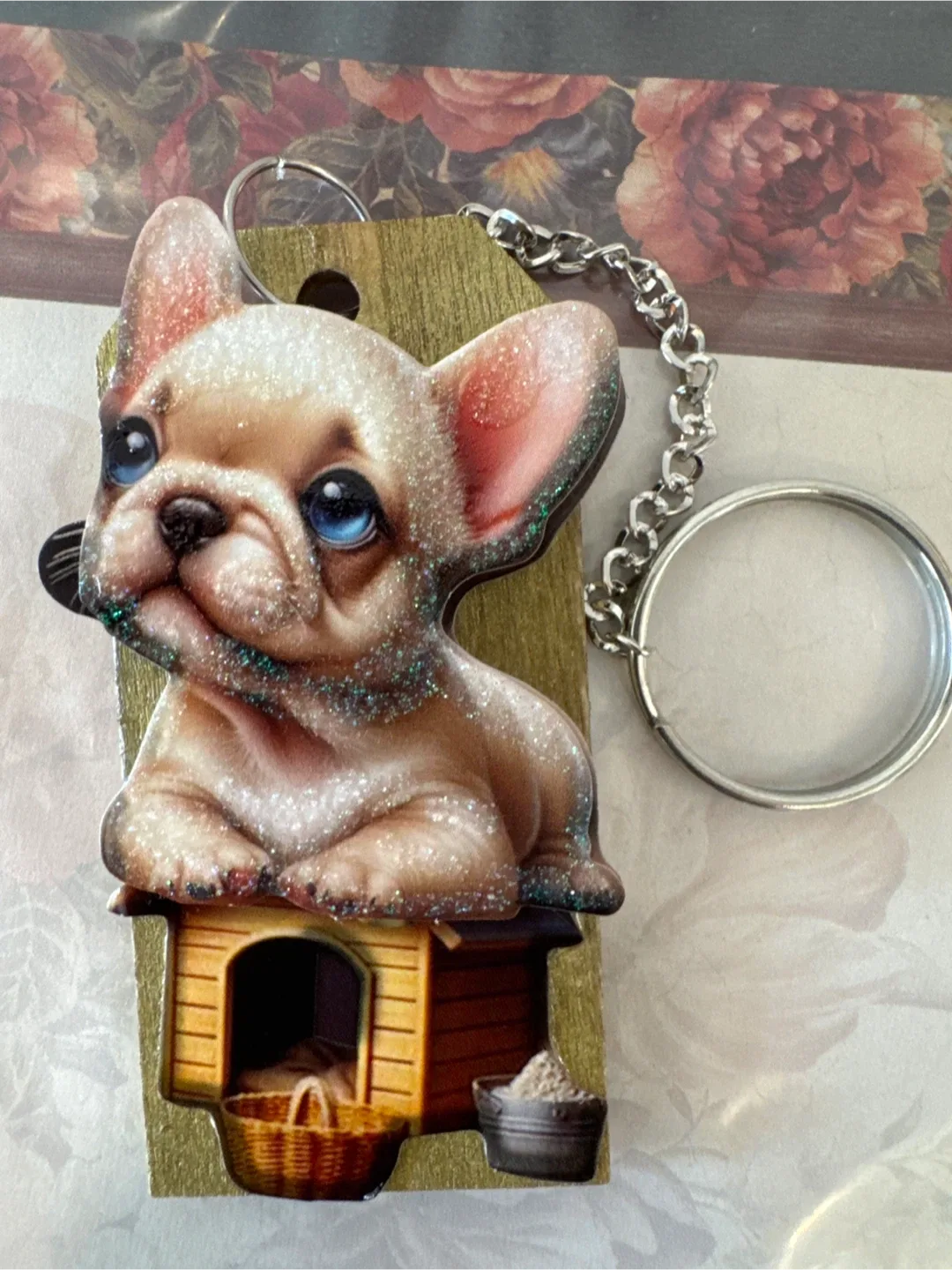 Dog & Heart Wooden Keychains (New) image indicator(6)