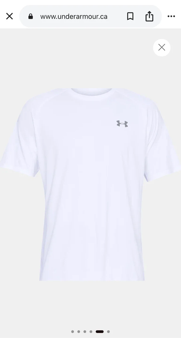 New Under Armour White T-Shirt - Size M image indicator(4)