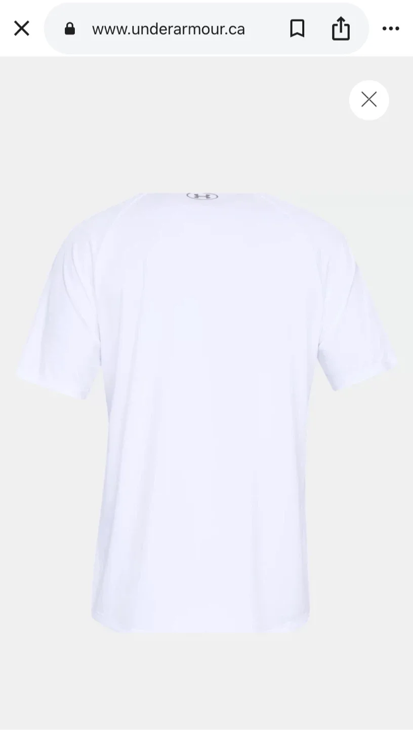 New Under Armour White T-Shirt - Size M image indicator(3)