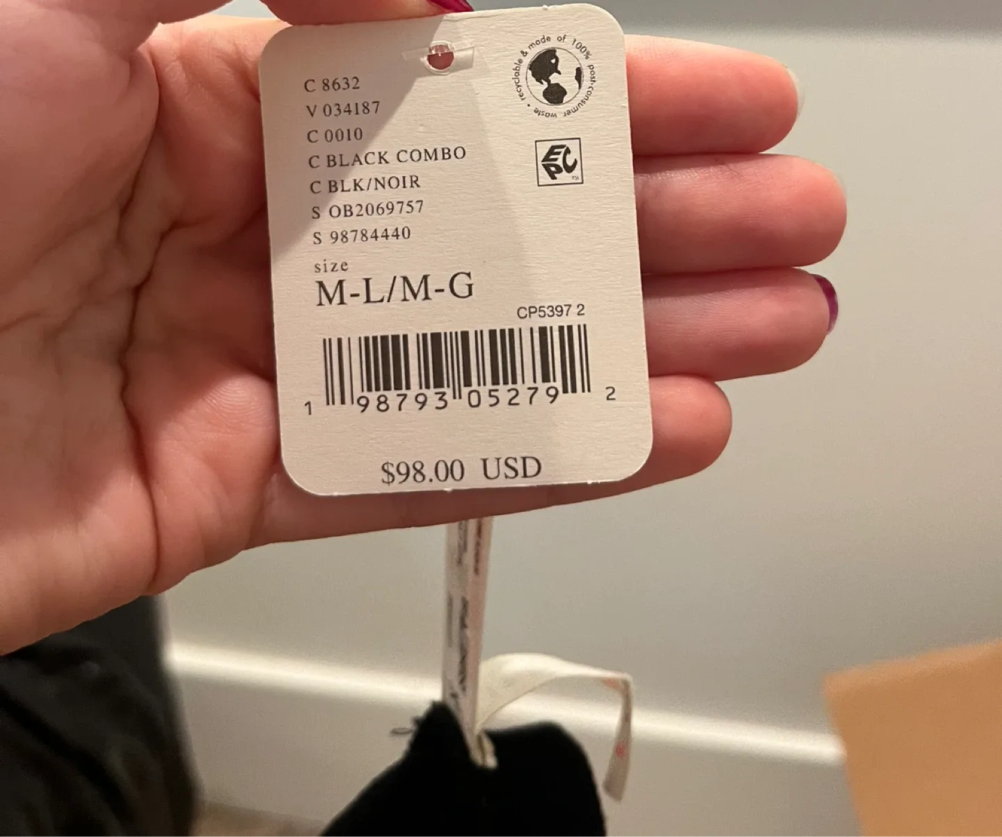 Free People Halter Bra Top - Black, Size M/L image indicator(3)