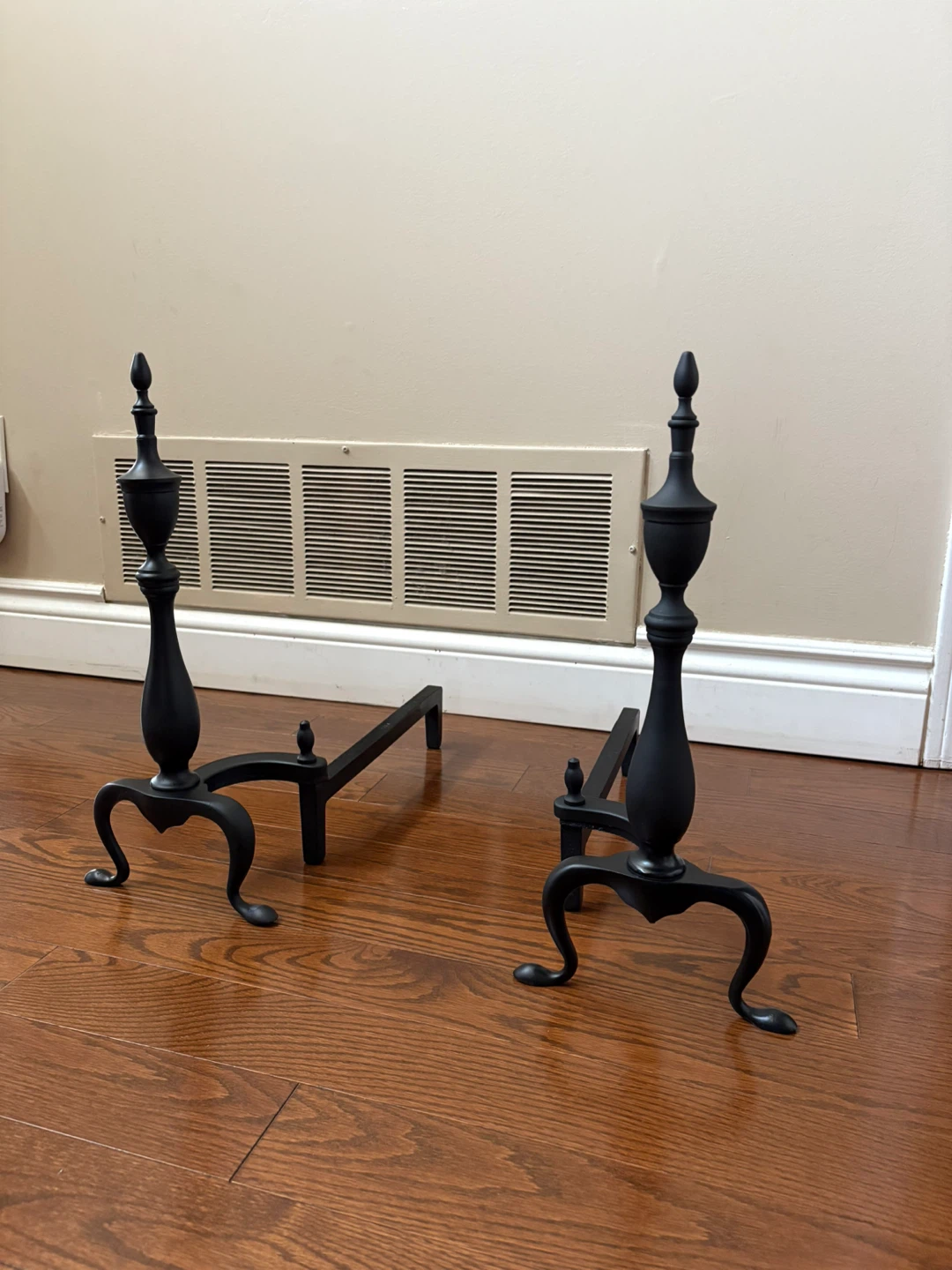 Fireplace Andirons, Black - photo 4