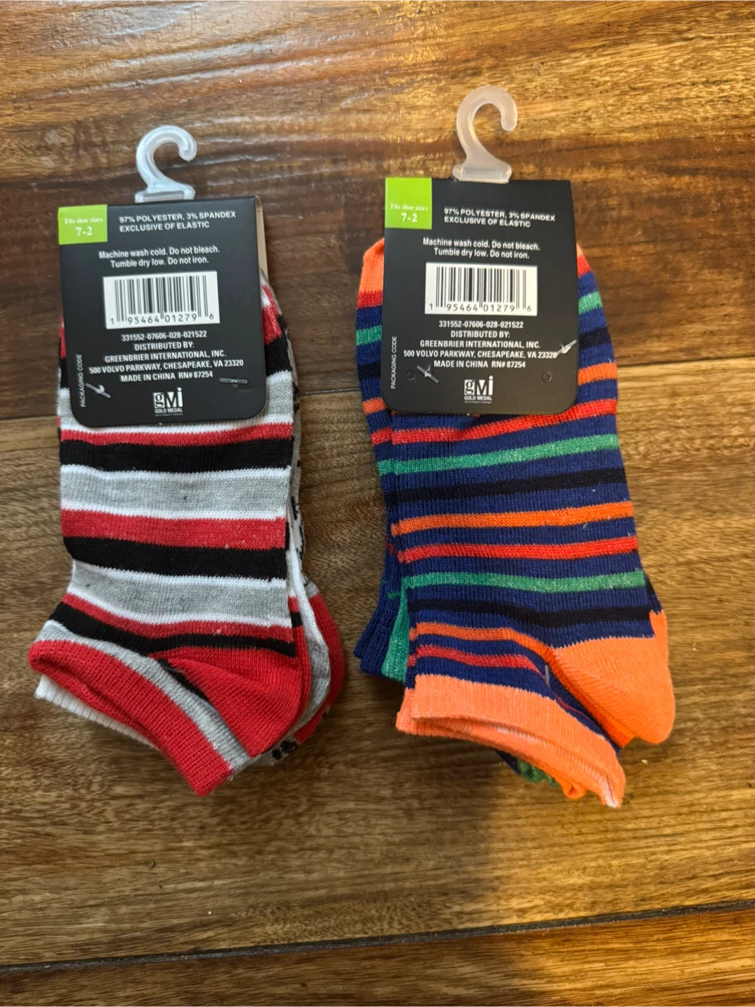 Kids Low Cut Socks, Size 7-2 - photo 2