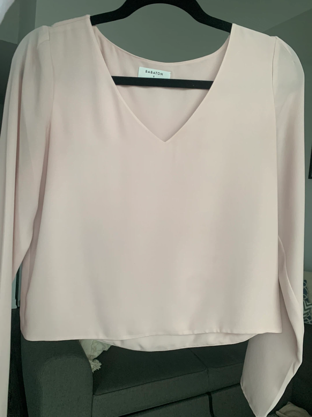 Babaton Long Sleeve Blouse - Size S - photo 2