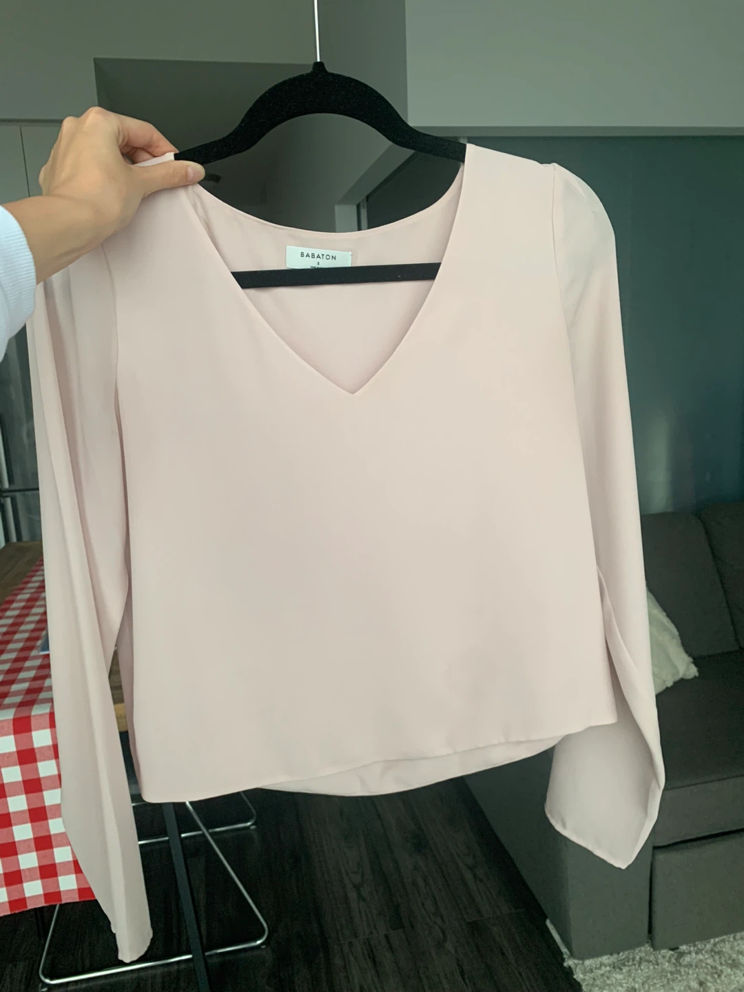 Babaton Long Sleeve Blouse - Size S